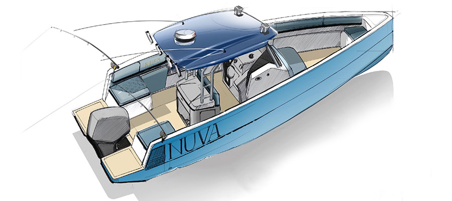 Barco de pesca deportiva Nuva Yachts M6 Fish
